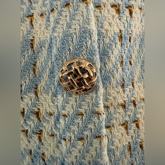 Endless Rose Cropped Tweed Top, size large. - Picture 5 of 7